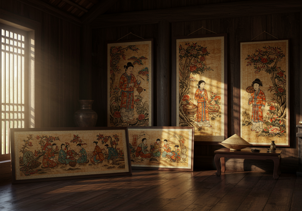 làng tranh đông hồ