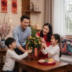 Tiền thưởng Tết góp phần mang lại niềm vui, sự đủ đầy và gắn kết gia đình trong dịp lễ truyền thống.