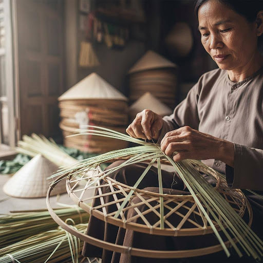 Làng hương Thủy Xuân với hàng ngàn bó hương đa sắc phơi mình dưới nắng, tạo nên vẻ đẹp quyến rũ đặc trưng của Huế.