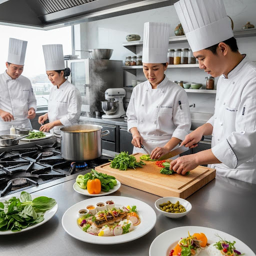 Sơ đồ tổ chức bếp chuyên nghiệp, hay còn gọi là "Brigade de Cuisine", là nền tảng cốt lõi giúp một nhà hàng vận hành trơn tru và hiệu quả. 