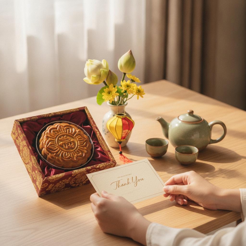 Một món quà Trung thu tinh tế và lời chúc chân thành gửi gắm lòng tri ân sâu sắc đến người cô giáo kính yêu.